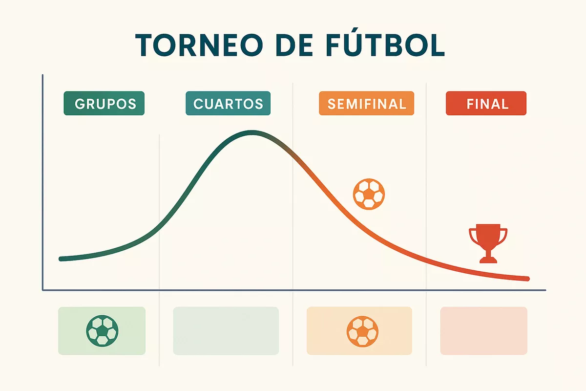 Bracket del torneo Eurocopa 2026 con todas las fases