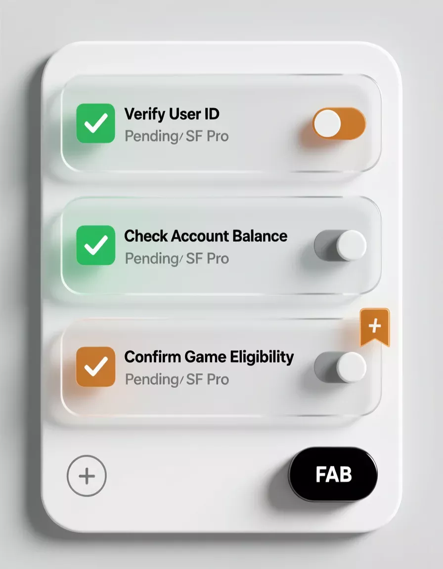 Checklist de verificación antes de realizar una apuesta
