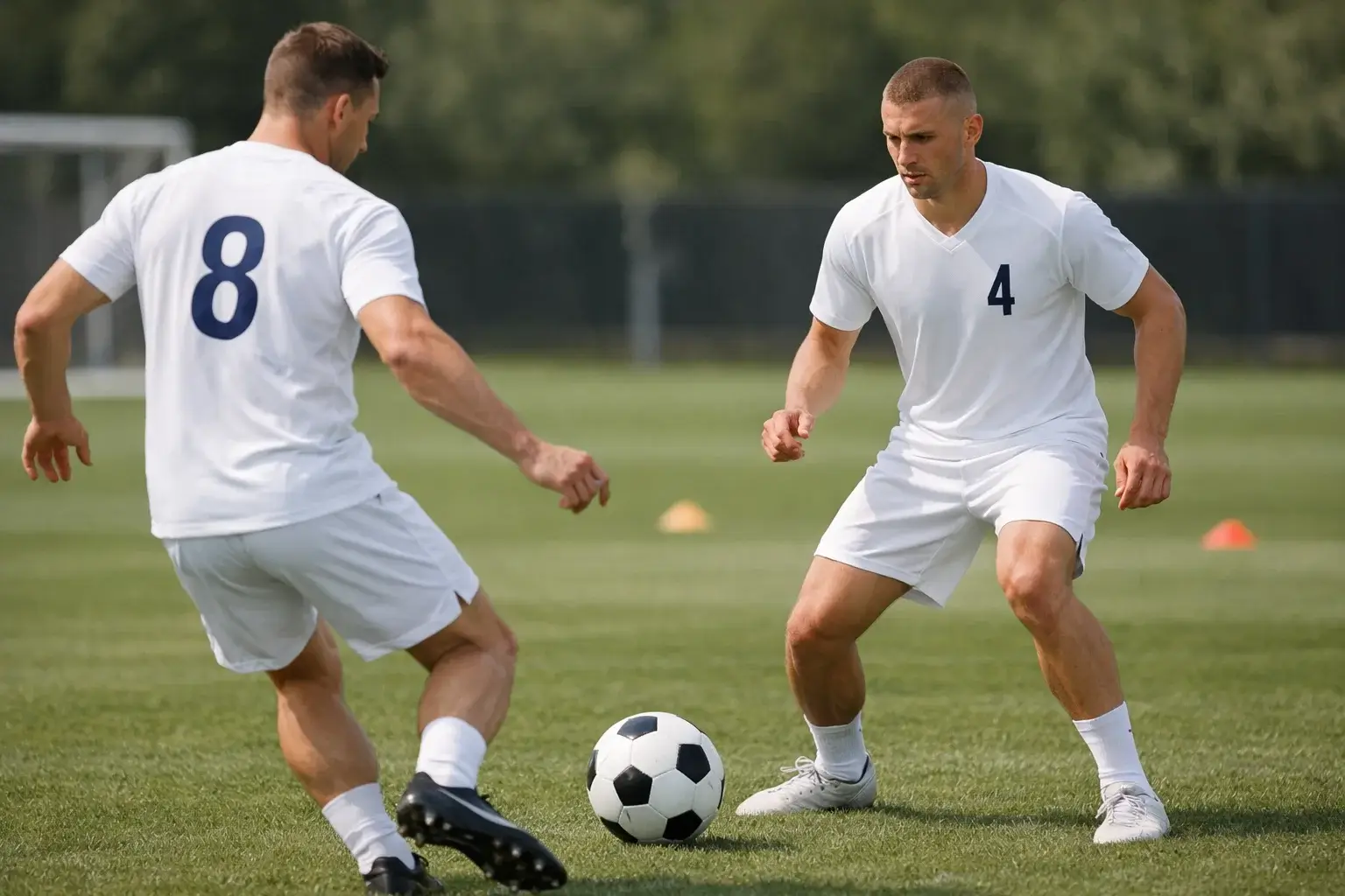 Harry Kane y Jude Bellingham durante un entrenamiento de la selección inglesa