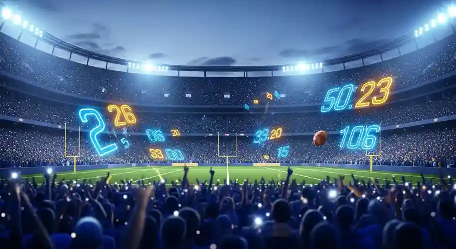 Estadio lleno durante la Eurocopa con cuotas de apuestas digitales